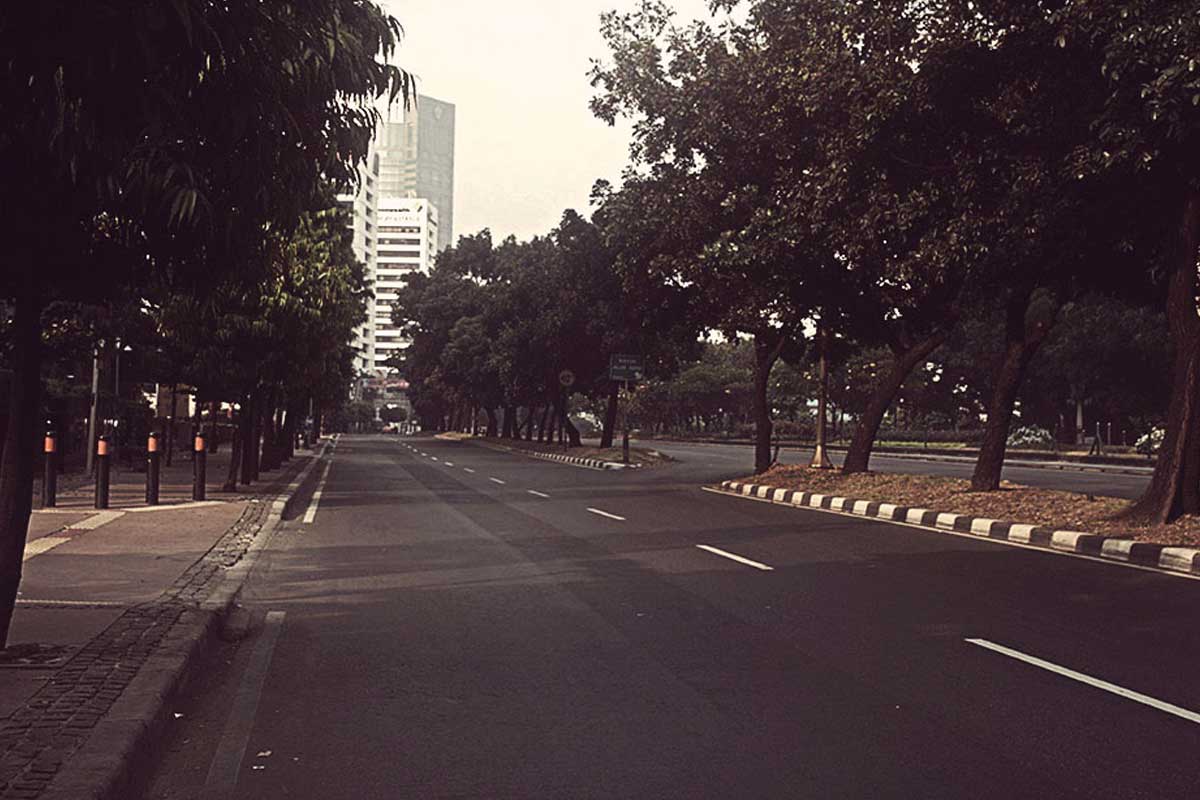 Jakarta sepi setahun sekali